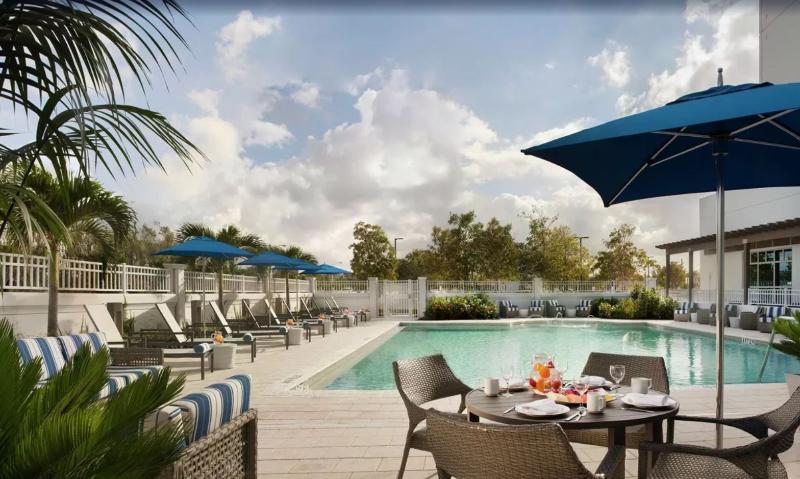 Hilton Garden Inn Miami Dolphin Mall Sweetwater Exterior foto